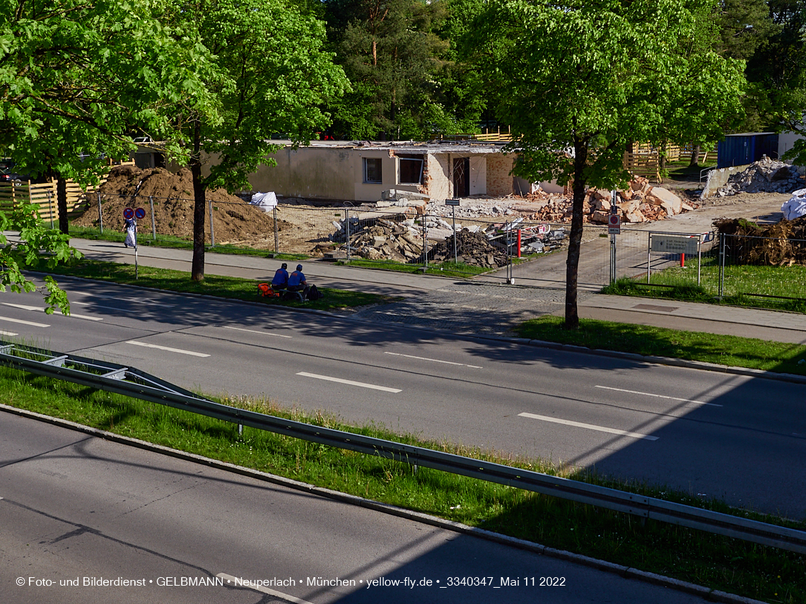 11.05.2022 - Baustelle am Haus für Kinder in Neuperlach